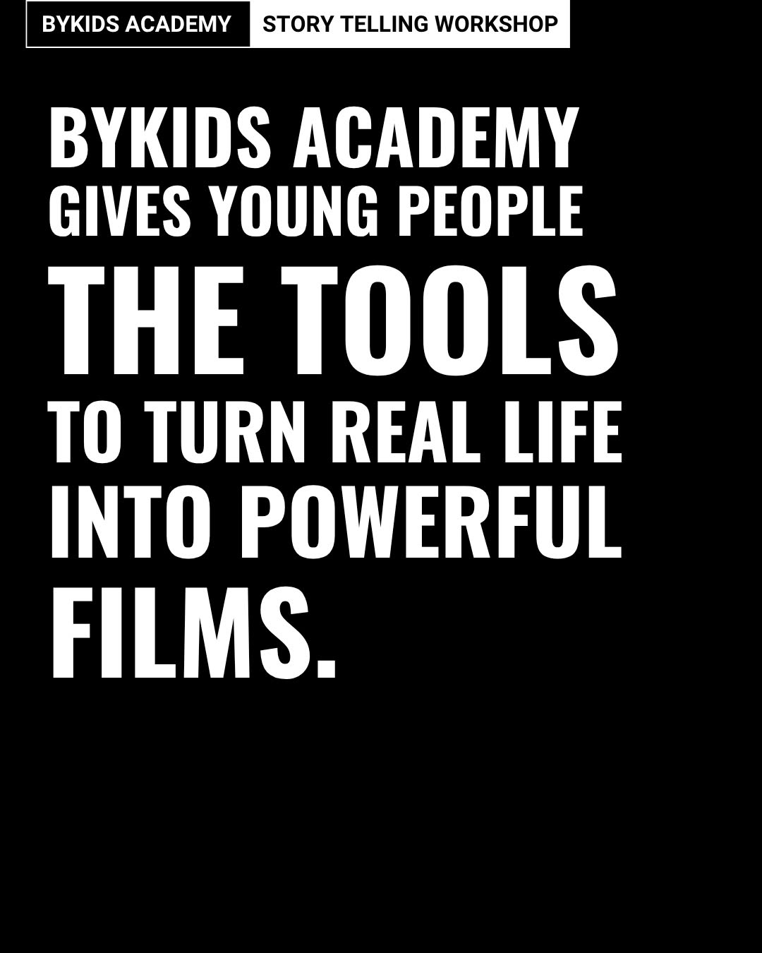 Lights, cameras, big ideas