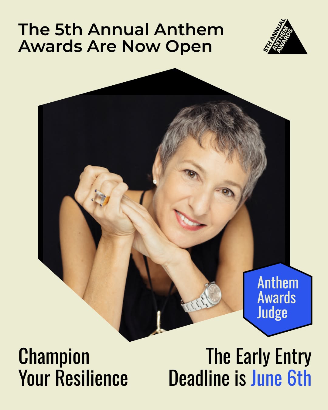 Holly Carter serves as a judge for the 5th annual Anthem Awards